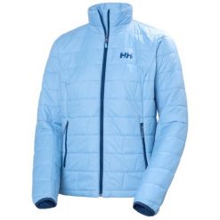 Damska kurtka puchowa Helly Hansen Lifaloft. Niebieskie kurtki Helly Hansen, na zimę, m, bez wzorów, z materiału, klasyczne, bez kaptura. Za 857.00 zł.