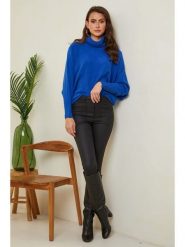 Joséfine Sweter "Karcag" w kolorze niebieskim rozmiar: S. Niebieskie swetry Joséfine, s, bez wzorów, z kaszmiru, bez ramiączek. Za 165.99 zł.