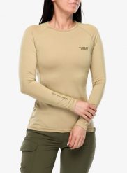 Bluza termoaktywna damska Turbat Hike Lite LS Thermo T-Shirt. Brązowe bluzy TURBAT, m, bez wzorów, z materiału, bez kaptura, snowboardowy. Za 126.49 zł.