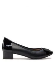 Caprice Baleriny 9-22307-42 Czarny. Czarne baleriny Caprice, bez wzorów, ze skóry, bez obcasa, bez zapięcia. Za 181.99 zł.