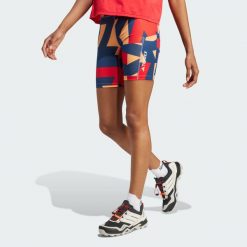 Szorty Terrex Multi 8-Inch Tight Printed. Brązowe szorty adidas, bez wzorów, z materiału, sportowe. Za 299.00 zł.