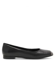 Sergio Bardi Baleriny RST-D1063-02SB Czarny. Czarne baleriny Sergio Bardi, bez wzorów, ze skóry, bez obcasa, bez zapięcia. Za 249.99 zł.