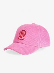 Czapka z daszkiem damska Rip Curl Icons Of Surf Cap. Czerwone czapki z daszkiem Rip Curl, na lato, bez wzorów, z bawełny, eleganckie. Za 109.99 zł.