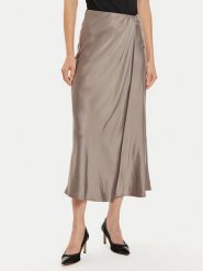 Guess Spódnica midi Anastasia W4BD56 WGIG2 Beżowy Regular Fit. Brązowe spódnice Guess, l, z aplikacjami, z syntetyku, midi. Za 249.99 zł.