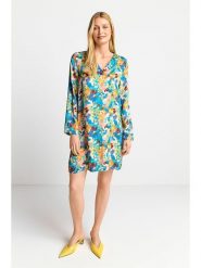 Rich & Royal Sukienka w kolorze turkusowo-pomarańczowym rozmiar: 40. Pomarańczowe sukienki Rich & Royal, na co dzień, bez wzorów, z wiskozy, bez kołnierzyka, bez ramiączek, midi, proste. Za 224.52 zł.