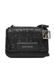Armani Exchange Torebka XW001577 AF15774 UC001 Czarny. Czarne listonoszki Armani Exchange, bez wzorów, ze skóry, bez dodatków. Za 489.99 zł.