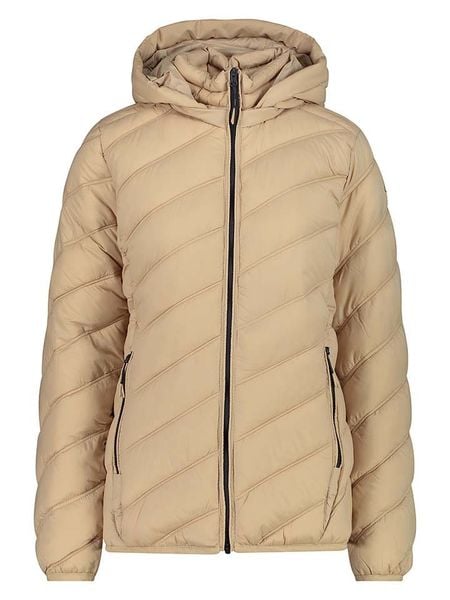 CMP Kurtka pikowana w kolorze beżowym rozmiar: 40. Brązowe kurtki CMP, s, bez wzorów, klasyczne, bez kaptura. Za 244.22 zł.