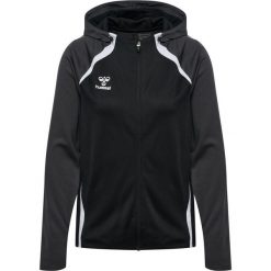 Damska bluza z kapturem na zamek Hummel Lead 2.0. Czarne bluzy Hummel, bez wzorów, z dresówki, bez ramiączek, z kapturem. Za 294.50 zł.