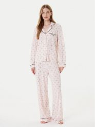 Guess Piżama O5RX08 KCIN2 Różowy. Czerwone piżamy Guess, xl, z aplikacjami, z syntetyku, bez kołnierzyka, bez ramiączek. Za 349.99 zł.