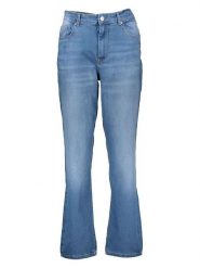 ONLY Dżinsy - Regular fit - w kolorze niebieskim rozmiar: 48/L32. Niebieskie jeansy ONLY, l, z aplikacjami, z bawełny, klasyczne, z podwyższonym stanem. Za 122.67 zł.