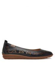 Pikolinos Baleriny W4C-4927 Czarny. Czarne baleriny Pikolinos, bez wzorów, ze skóry, bez obcasa, bez zapięcia. Za 399.99 zł.