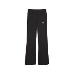 Młodzieżowe legginsy Train All Day Essentials z wysokim stanem PUMA. Czarna legginsy Puma, bez wzorów, z dżerseju, klasyczne. Za 149.00 zł.