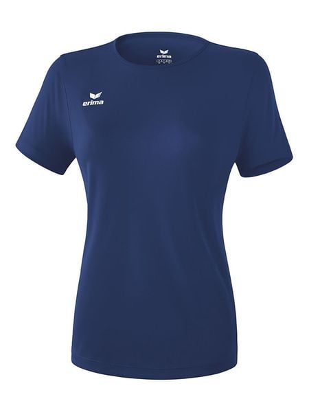 Erima Koszulka sportowa w kolorze granatowym rozmiar: 38. Niebieskie t-shirty sportowe Erima, bez wzorów, z materiału, bez ramiączek, outdoorowe. Za 61.60 zł.