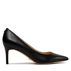 Szpilki Guess. Czarne szpilki Guess, z aplikacjami, bez obcasa, na szpilce, bez zapięcia. Za 429.99 zł.