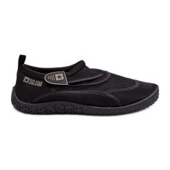 Damskie Buty Do Wody Czarne Big Star NN274A805. Czarne buty treningowe bez wzorów, bez zapięcia, do pływania. Za 103.36 zł.