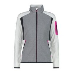 Bluza damska turystyczna CMP 34H3036. Białe bluzy bez kaptura CMP, xs, bez wzorów, z polaru, bez kaptura, trekkingowe. Za 333.75 zł.