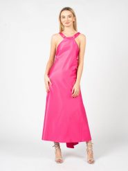 Pinko Sukienka "Livingstone" | 100981 A0QR | Kobieta | Różowy. Czerwone sukienki Pinko, bez wzorów, z elastanu, eleganckie, bez kołnierzyka, bez ramiączek, maxi, dopasowane. W wyprzedaży za 449.00 zł.
