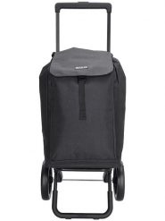 Beagles Wózek w kolorze antracytowym na zakupy - 43 x 100 x 40 cm rozmiar: onesize. Czarne shopper bag Beagles, bez wzorów, z materiału, bez dodatków. Za 217.99 zł.