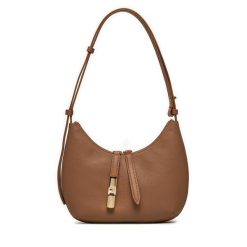 Torebka Furla. Brązowe listonoszki Furla, bez wzorów, bez dodatków. Za 1,219.00 zł.
