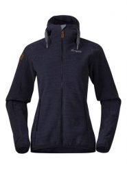 Bergans Kurtka polarowa w kolorze granatowym rozmiar: L. Niebieskie kurtki Bergans, l, bez wzorów, z materiału, bez kaptura. Za 427.07 zł.