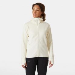 Bluza damska z kapturem Helly Hansen Evolved Air. Białe bluzy Helly Hansen, m, bez wzorów, z materiału, z kapturem, trekkingowe. Za 540.00 zł.