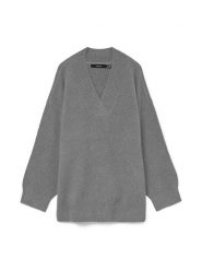 Vero Moda Sweter w kolorze szarym rozmiar: M. Szare swetry Vero Moda, m, bez wzorów, z wełny, bez ramiączek. Za 122.96 zł.