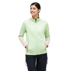 Bluza Peak Performance damska Rider Zip Jacket zielona - L. Zielone bluzy Peak Performance, l, bez wzorów, bez kaptura. Za 629.00 zł.