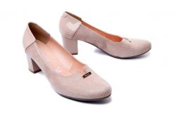 BIOECO BY ARKA 5760 2060+1887 beż, czółenka damskie. Czółenka Bioeco by Arka, bez wzorów, ze skóry, bez obcasa, na obcasie, bez zapięcia. Za 206.94 zł.