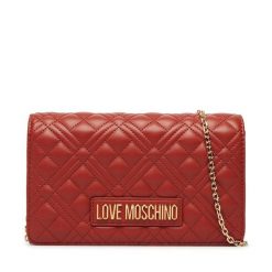 Torebka LOVE MOSCHINO. Czerwone kopertówki Love Moschino, bez wzorów, wizytowe, bez dodatków. Za 639.99 zł.
