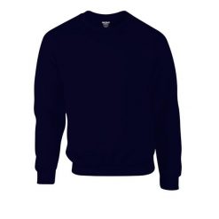 Bluza Rozpinana Dla Dorosłych Unisex DryBlend Crew Neck. Niebieskie bluzy GILDAN, m, bez wzorów, z bawełny, klasyczne, bez ramiączek, z kapturem. Za 91.99 zł.