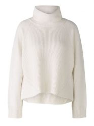 Oui Sweter w kolorze kremowym rozmiar: 44. Brązowe swetry Oui, bez wzorów, bez ramiączek. Za 173.99 zł.