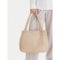 Torebka Lasocki. Brązowe shopper bag Lasocki, bez wzorów, bez dodatków. Za 199.99 zł.