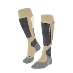 Skarpetki damskie Falke Intermediate. Białe skarpetki Falke, bez wzorów, z materiału. Za 188.50 zł.