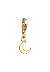 Elli Charm Damski Księżyc 925 Sterling Silver Naszyjniki 1 ct. Szare naszyjniki Elli, z materiału, srebrne. Za 163.99 zł.