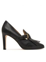 LAUREN RALPH LAUREN Półbuty Colleen Perforated Calfskin Kiltie Pump 802P02364002 Czarny. Czarne półbuty wsuwane Lauren Ralph Lauren, bez wzorów, ze skóry, bez obcasa, na obcasie. Za 1,199.00 zł.
