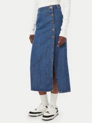 Billabong Spódnica jeansowa Day Off Denim EBJDK03000 Granatowy Regular Fit. Niebieskie spódnice Billabong, xs, bez wzorów, z bawełny. Za 339.99 zł.