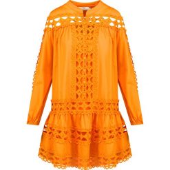 Sukienka 2w1 DEVOTION ITHAKI. Białe sukienki Devotion, m, bez wzorów, z bawełny, bez kołnierzyka, bez ramiączek, mini, w kształcie A. Za 1,480.00 zł.