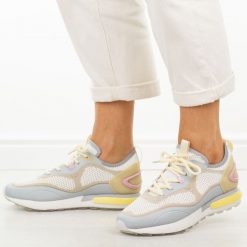 Szare sportowe buty damskie Filippo Dp7843/26. Szare buty sportowe lifestyle Filippo, na jesień, bez wzorów, z dresówki, casualowe, z okrągłym noskiem, bez zapięcia. W wyprzedaży za 245.52 zł.