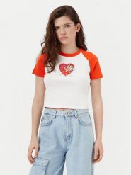 HUGO T-Shirt Dorra 50533973 Pomarańczowy Regular Fit. Brązowe t-shirty Hugo, s, bez wzorów, z bawełny, bez kołnierzyka, bez ramiączek. Za 149.99 zł.