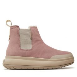 Botki Merrell. Czarne botki Merrell, bez wzorów, bez obcasa, na płaskiej podeszwie, bez zapięcia. Za 389.99 zł.