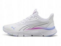 BUTY damskie PUMA FLEXFOCUS LITE 311481-15 białe lekkie sportowe 37,5. Białe buty treningowe Puma, bez wzorów, z materiału, bez zapięcia, na fitness i siłownię. Za 249.00 zł.