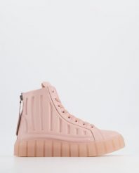 RÓŻOWE BOTKI 034349 PINK. Czerwone botki Venezia, bez wzorów, ze skóry, bez obcasa, bez zapięcia. Za 259.00 zł.