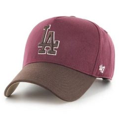 Brand `47 czapka z daszkiem MLB Los Angeles Dodgers bordowa. Czerwone czapki z daszkiem 47 Brand, bez wzorów, z bawełny. Za 179.00 zł.