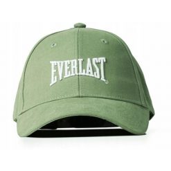 CZAPKA Z DASZKIEM EVERLAST bejsbolówka bawełna sportowa. Zielone czapki z daszkiem Everlast, bez wzorów, z bawełny, sportowe. Za 59.00 zł.