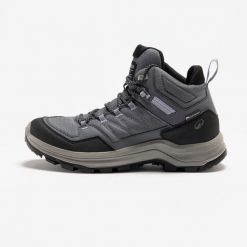 Buty turystyczne damskie Quechua MH100 wodoodporne. Brązowe buty trekkingowe QUECHUA, z kauczuku, przed kolano, bez zapięcia. Za 269.99 zł.