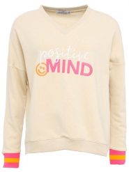 Zwillingsherz Bluza "Talisa" w kolorze beżowym rozmiar: S/M. Brązowe bluzy Zwillingsherz, m, bez wzorów, z bawełny, bez kaptura. Za 202.98 zł.