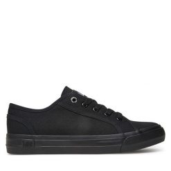 Tenisówki Lee. Czarne trampki Lee, bez wzorów, bez zapięcia. Za 119.99 zł.