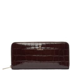 Portfel Furla. Brązowe portfele Furla, bez wzorów. Za 809.99 zł.