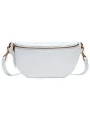 Liebeskind Berlin Skórzana saszetka "Tavia" w kolorze białym - 32 x 14 x 7 cm rozmiar: onesize. Białe nerki i saszetki Liebeskind Berlin, bez wzorów, z materiału, sportowe, bez dodatków. Za 319.13 zł.