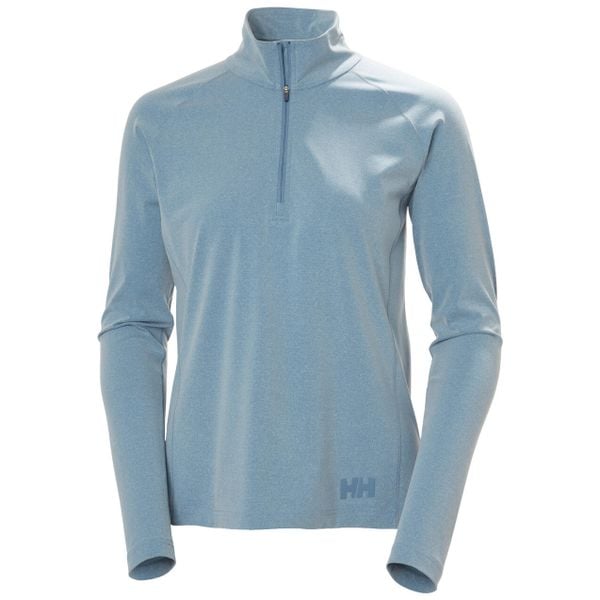 Bluza damska z zamkiem 1/2 Helly Hansen Tyri. Niebieskie bluzy Helly Hansen, bez wzorów, bez ramiączek, bez kaptura. Za 363.00 zł.